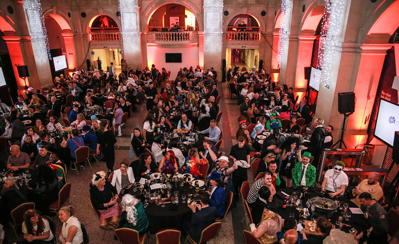 a corporate dinner event at Bristol Museum and Art Gallery